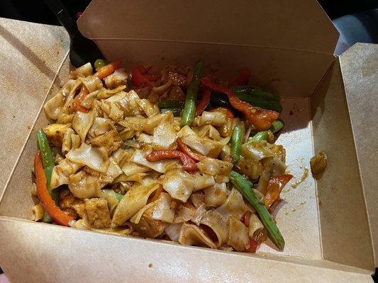 Drunken Noodle with Tofu