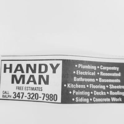 Handy Man in staten Island 347 320 7980