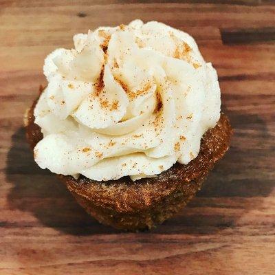 Apple cider cupcake