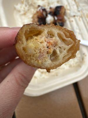 Up close and personal with the inside of a Lumpia