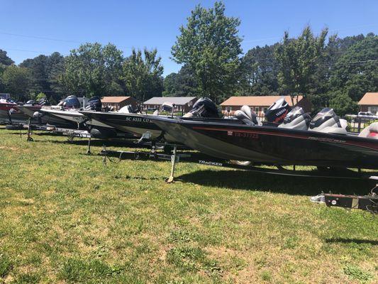 FISHING/ BASS BOATS IN STOCK