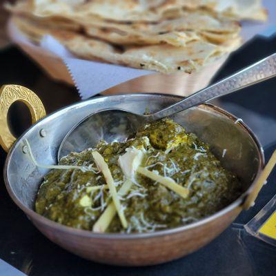 Saag paneer