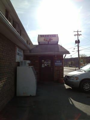 Pretty much the only grocery in this little town.