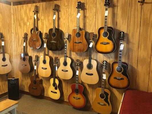 Our selection of the higher quality guitars.