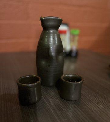 Large hot sake on a cold night