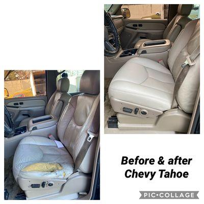 Chevy Tahoe before and after