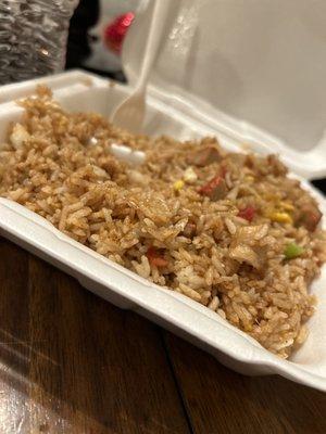 House fried rice is the way to go