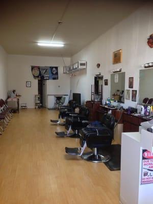 Newly remodeled Gandy barber shop