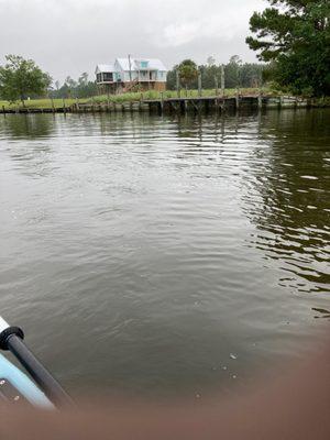 My friend with his kayak that never showed up