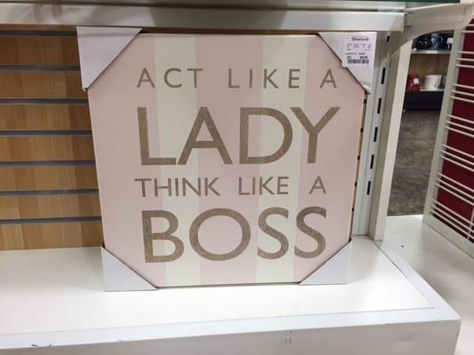 How about just being a lady boss?