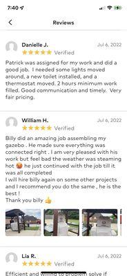 Thumbtack Reviews