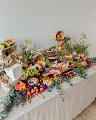 Grazing Table for Revolve x Aimee Song