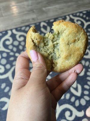 Inside of the Mochi cookie