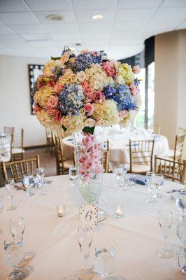 Reception table centerpiece