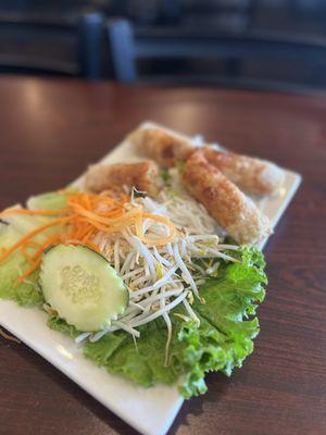 6B. Vermicelli Noodle with Grilled Pork and Egg Rolls