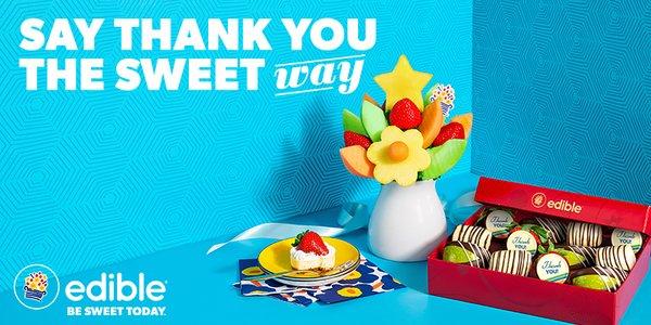 Say thank you the sweet way!