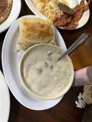 Biscuits and Gravy Breakfast