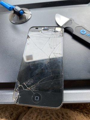 Cracked iPhone 5