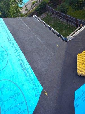 We always go above and beyond code to protect your roof with ice and water moisture barrier