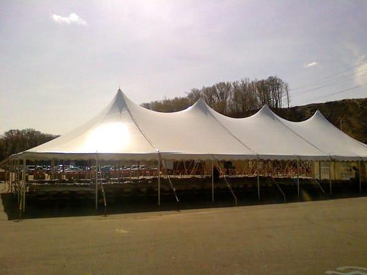 40 x 100 tension tent