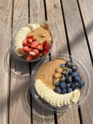 Build your own acai bowls