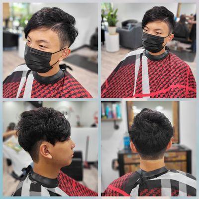 Men's perm and cut by Sue