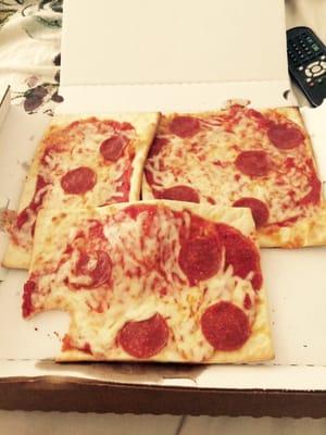 Three huge slices