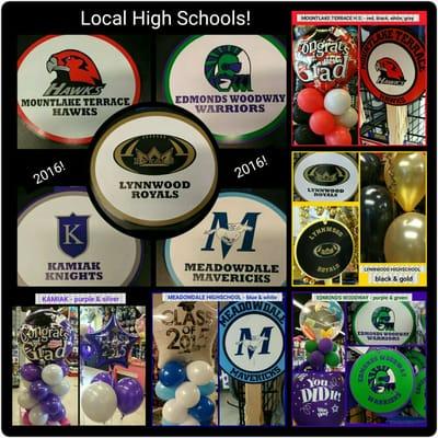 Graduation! Custom schools: Mountlake Terrace, Lynnwood, Edmonds Woodway, Meadowdale & Kamiak highschool