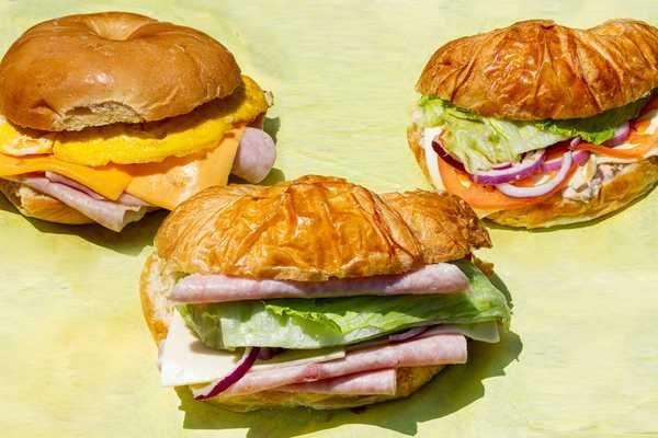 Breakfast sandwiches