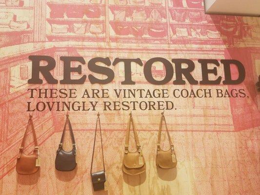 Coach "Restored" Exhibit