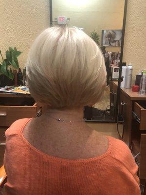 Short bob with layers