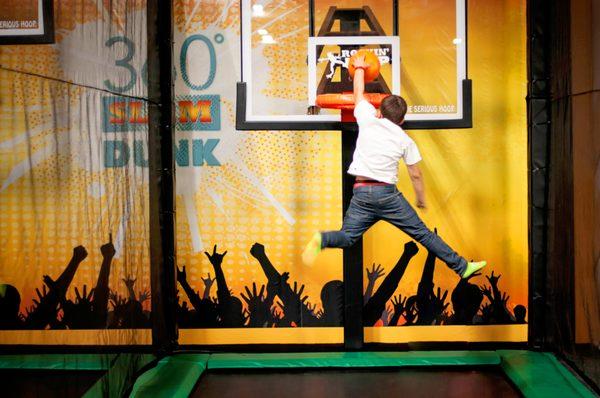 Practice your Jump Shot in our 360 Slam Dunk Zone