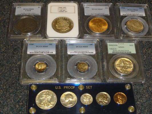 Experienced numismatist on staff to grade and buy your coins