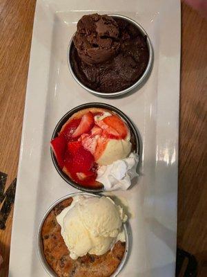 Pizookie Trio