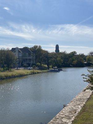 Bridge view of the courthouse