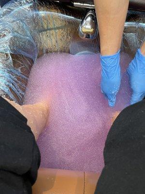 Crystal Jelly Spa Pedicure (Lavender)