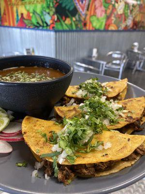 Birria tacos