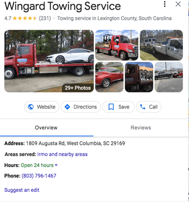 Wingard Towing Service