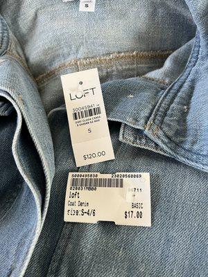 Check this price tag out! Wow!