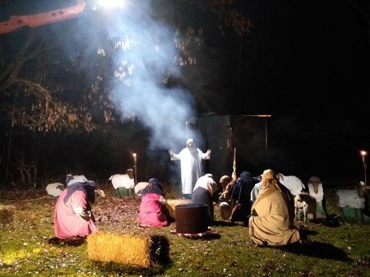 Annual visit to our favorite Living Nativity event in the area!