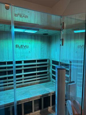 Each of our Clearlight Sauna are equipped with chromotherapy.