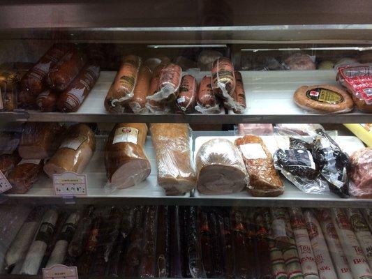 The deli case.