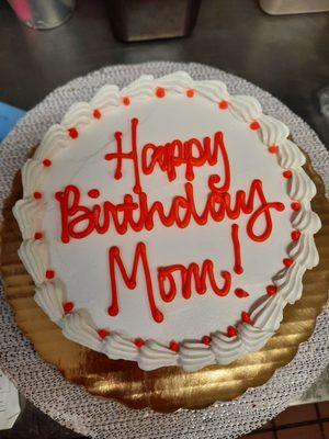 Custom cake for a Momma