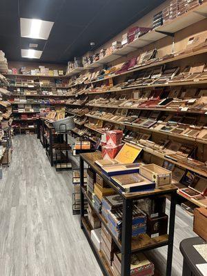 The largest and most comprehensive humidor in the Charleston area.