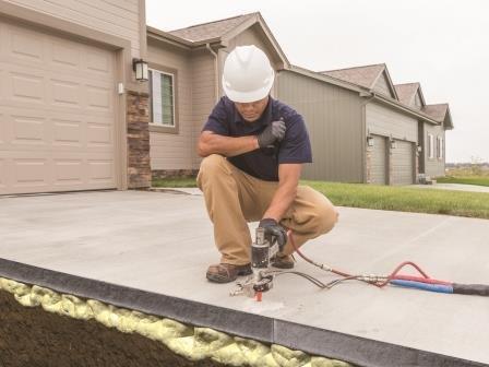 Lift your concrete with the PolyLevel system from TFS!