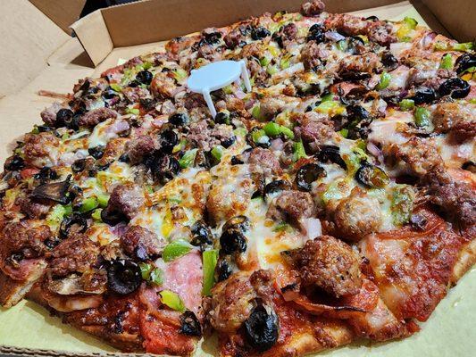 Large combination pizza