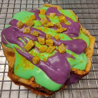 Pandan Ube King Cake