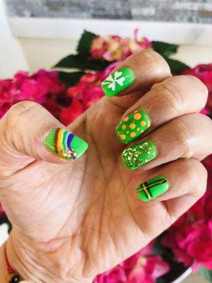 St. Paddy's nails