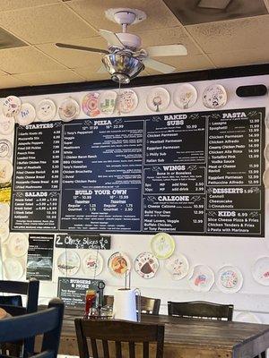 Menu board