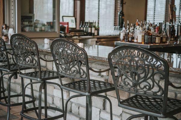 Indoor outdoor bar